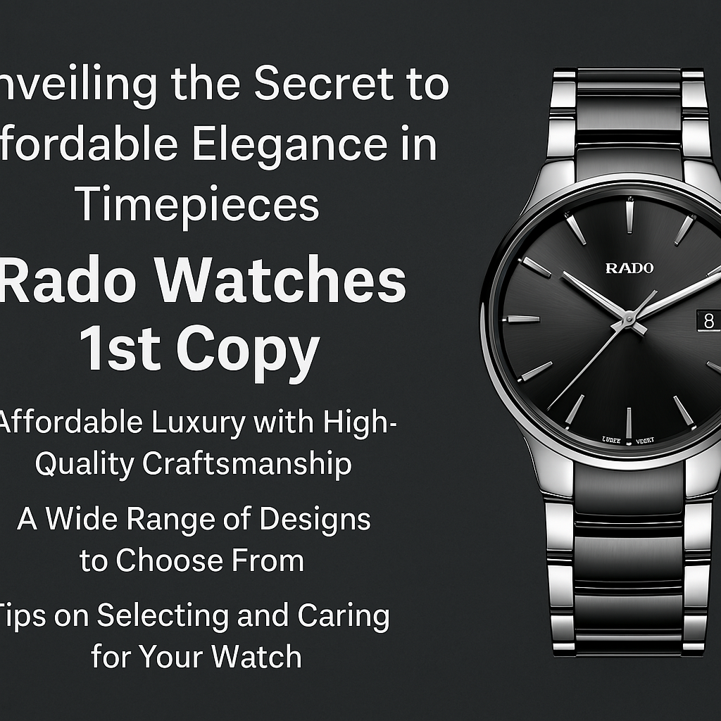You are currently viewing The Ultimate Guide to Rado Watches 1st Copy