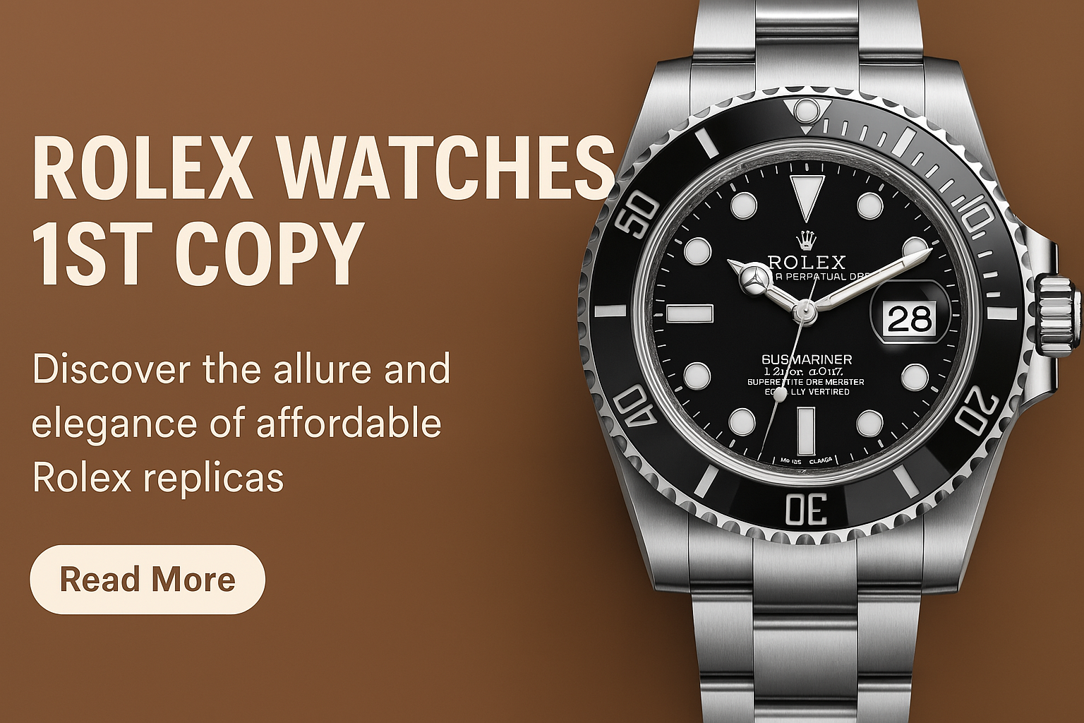 You are currently viewing Experience Luxury for Less: The Allure of Rolex Watches 1st Copy