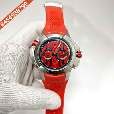 Jacob & Co Epic X Chronograph Steel Full Red Edition Swiss Watch