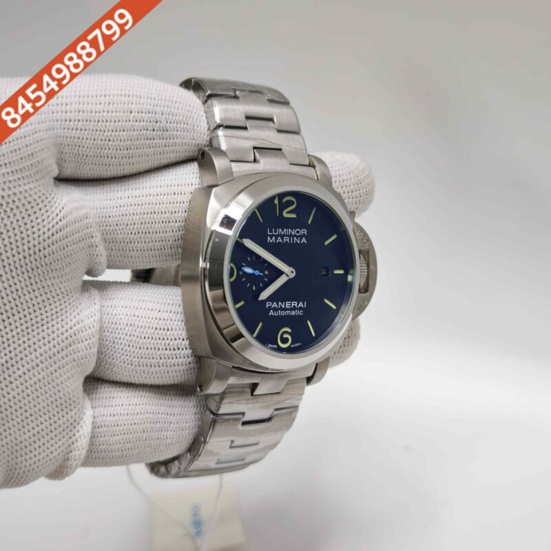 Luminor Panerai Marina Officine PAM 01562 Steel Black Dial Stainless Steel Strap Swiss Automatic Watch - Image 3