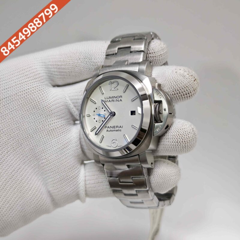 Panerai Luminor Marina PAM01314 White Dial Steel Strap Swiss Automatic Watch - Image 2