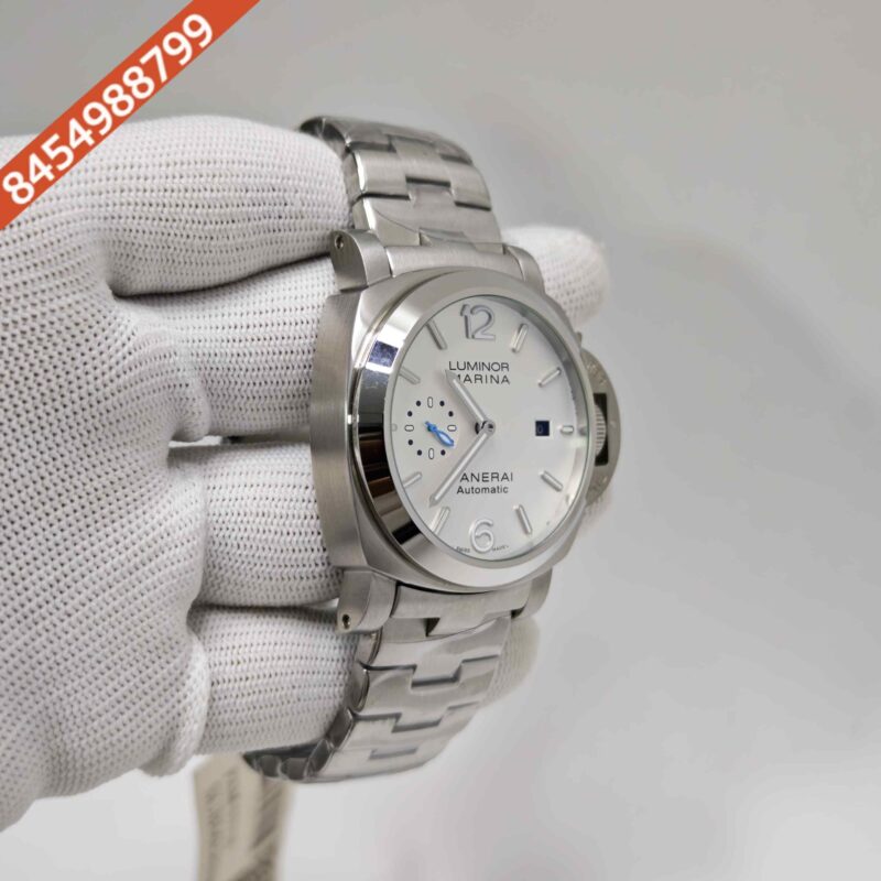 Panerai Luminor Marina PAM01314 White Dial Steel Strap Swiss Automatic Watch - Image 3