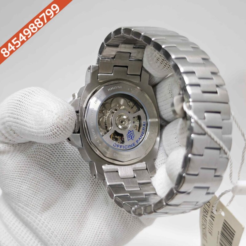 Panerai Luminor Marina PAM01314 White Dial Steel Strap Swiss Automatic Watch - Image 4