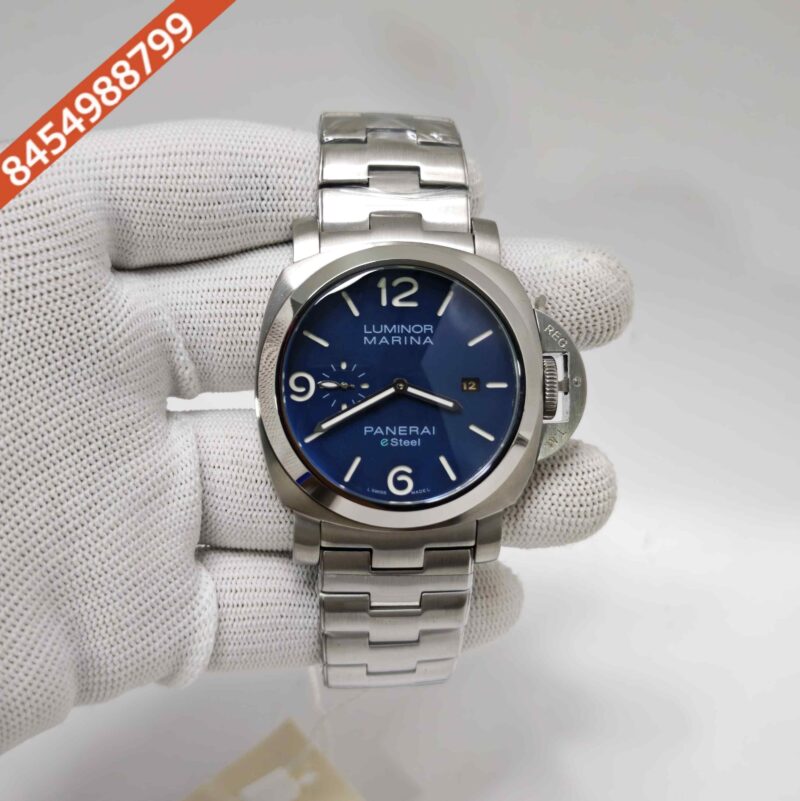 Panerai Luminor Marina PAM01358 Blue Dial Steel Strap Swiss Automatic Watch