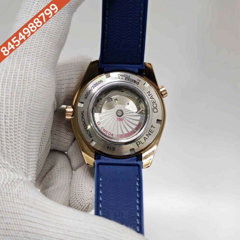Omega Planet Ocean 600M Co-Axial Black Diver Swiss Automatic Watch - Image 4