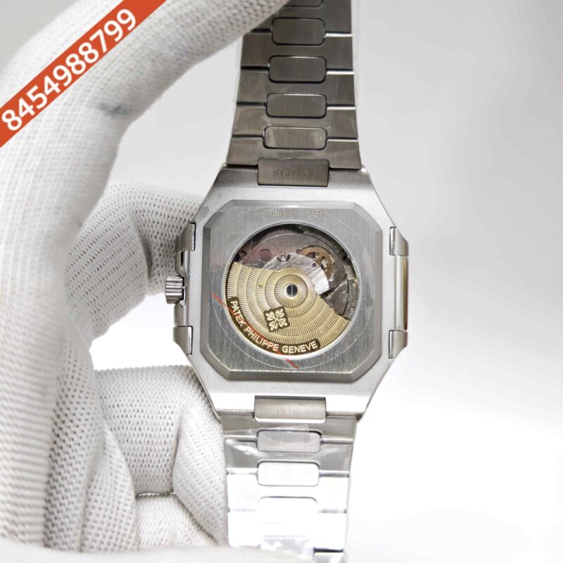 Patek Philippe Cubitus Green Dial Stainless Steel Strap Swiss Automatic Watch - Image 4