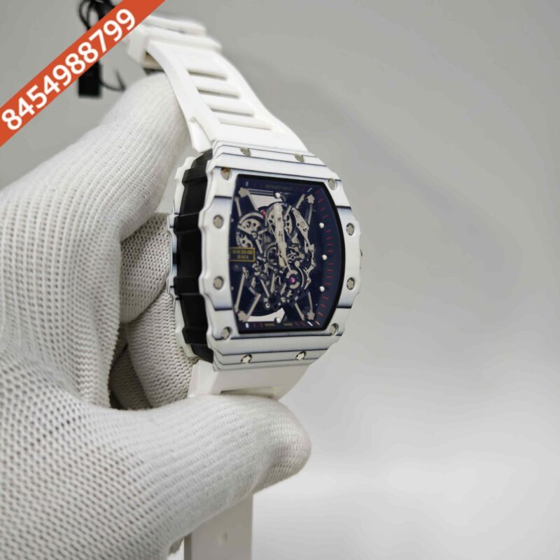 Richard Mille RM 35-02 Rafael Nadal Black Carbon Sky Blue Strap Swiss Automatic Watch - Image 3