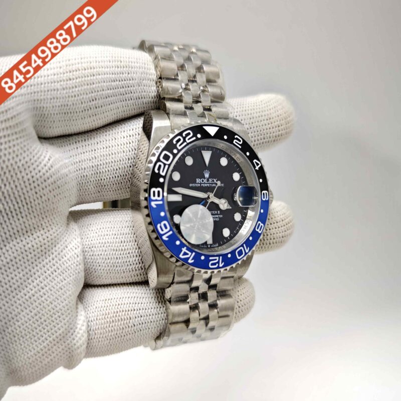 Rolex GMT-Master II Batman Edition Steel Black Dial Swiss Automatic Watch - Image 3