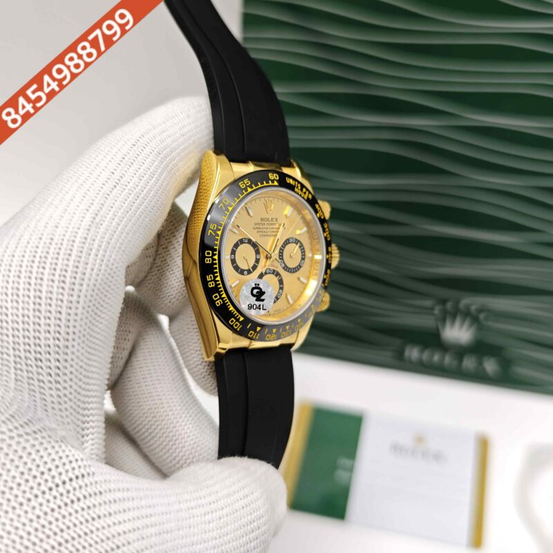 Rolex Oyster Perpetual Cosmograph Daytona Golden Steel Swiss Semi ETA Automatic Watch - Image 3
