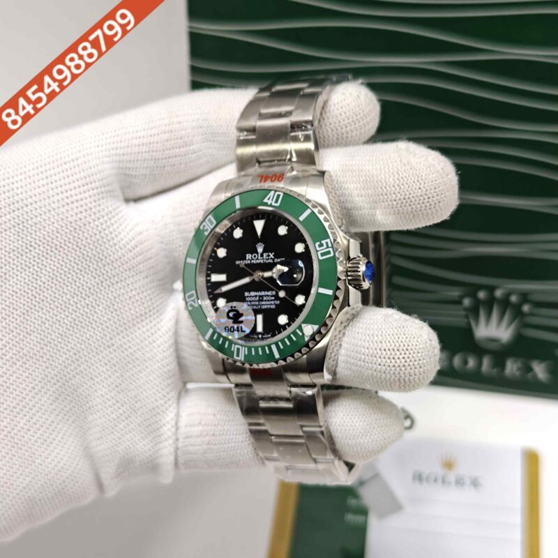 Rolex Submariner Date Starbucks Editon Steel Black Dial Swiss Semi ETA Automatic Watch (Premium Quality) - Image 2