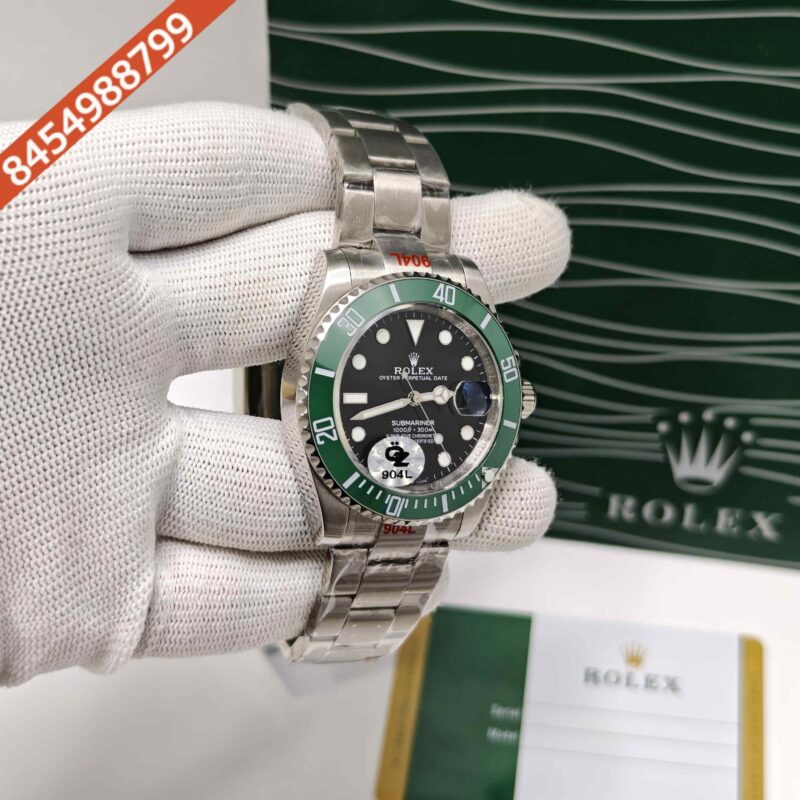 Rolex Submariner Date Starbucks Editon Steel Black Dial Swiss Semi ETA Automatic Watch (Premium Quality) - Image 3