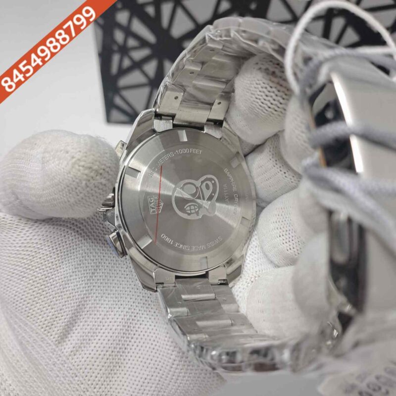 TAG Heuer Aquaracer 300M Chronograph CAY111B Steel Black Dial Store Quality Swiss Quartz Watch - Image 4