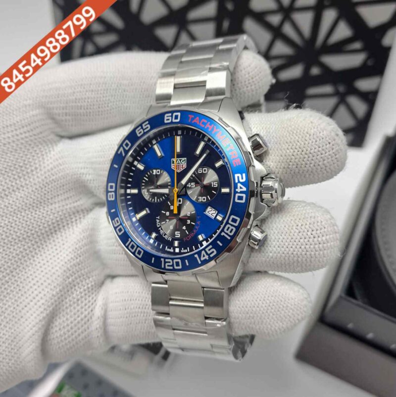 TAG Heuer Formula 1 Chronograph x Red Bull Racing Steel Blue Dial Store Quality Swiss Automatic Watch - Image 2
