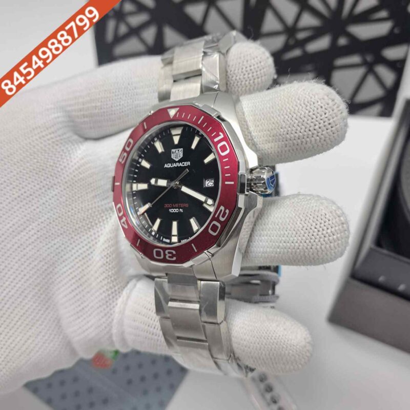 Tag Heuer AQUARACER WAY101B Store Quality Steel Black Dial Swiss Automatic Watch - Image 2
