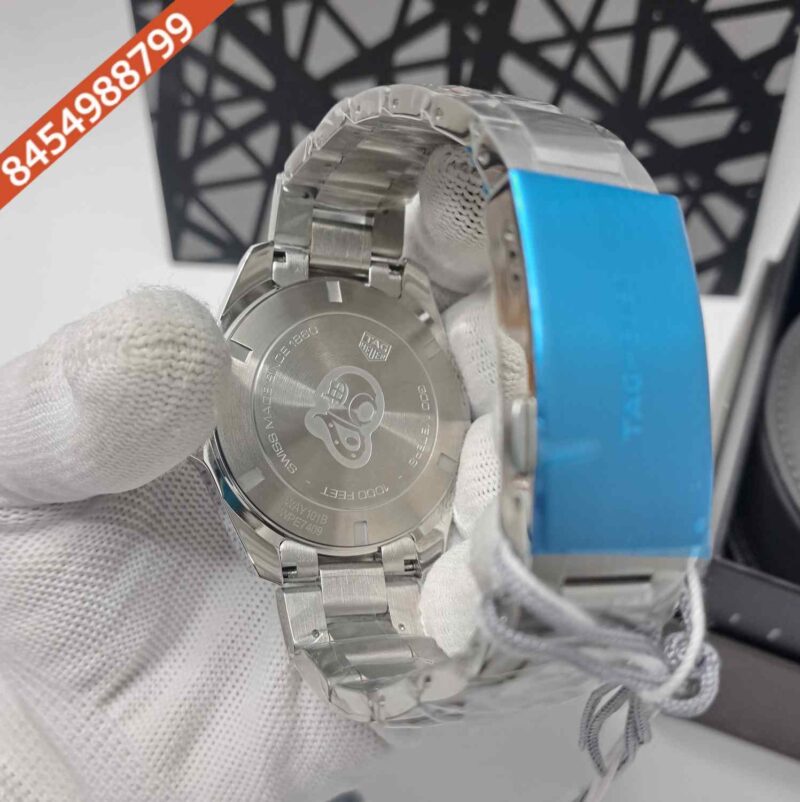Tag Heuer AQUARACER WAY101B Store Quality Steel Black Dial Swiss Automatic Watch - Image 4