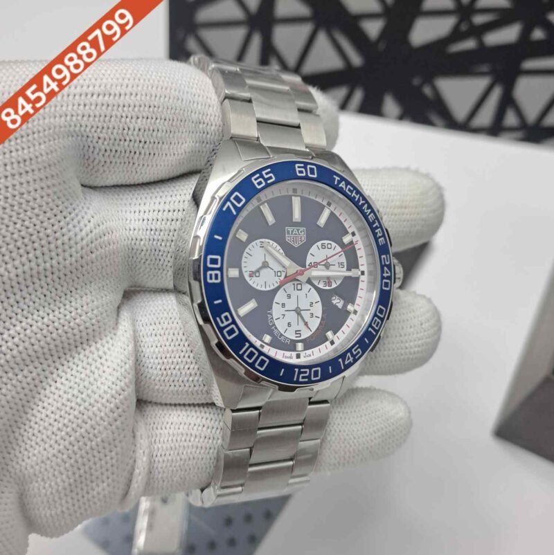 Tag Heuer Formula 1 Chronograph CAZ1018 Steel Blue Dial Store Quality Swiss Automatic Watch - Image 3