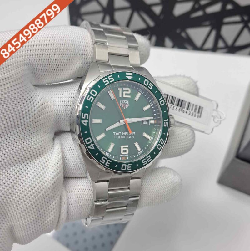 Tag Heuer Formula 1 WAZ1017 Steel Green Dial Store Quality Swiss Automatic Watch - Image 3