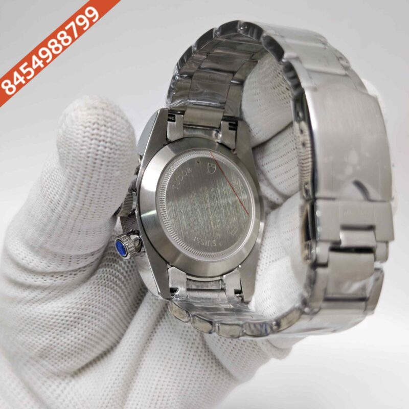 Tudor Black Bay Chrono Panda M7936 White Dial Steel Strap Swiss Automatic Watch - Image 4