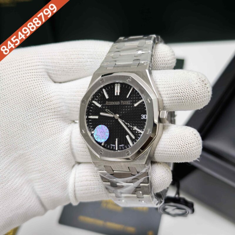Audemars Piguet Royal Oak OffShore Stainless Steel Black Dial Swiss ETA Automatic Watch - Image 2