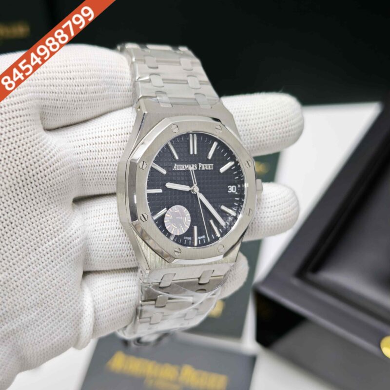 Audemars Piguet Royal Oak OffShore Stainless Steel Black Dial Swiss ETA Automatic Watch - Image 3