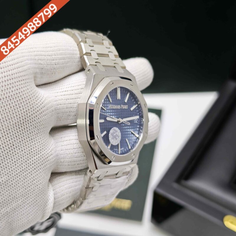 Audemars Piguet Royal Oak OffShore Stainless Steel Blue Dial Swiss ETA Automatic Watch - Image 3