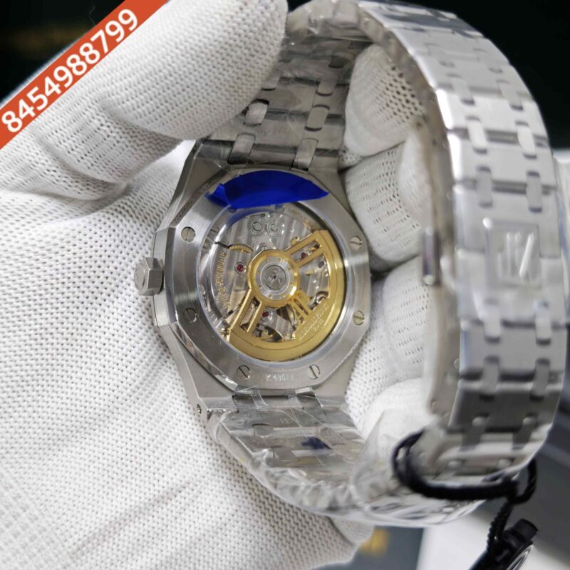 Audemars Piguet Royal Oak Selfwinding Stainless Steel Black Dial Swiss ETA Automatic Watch - Image 4