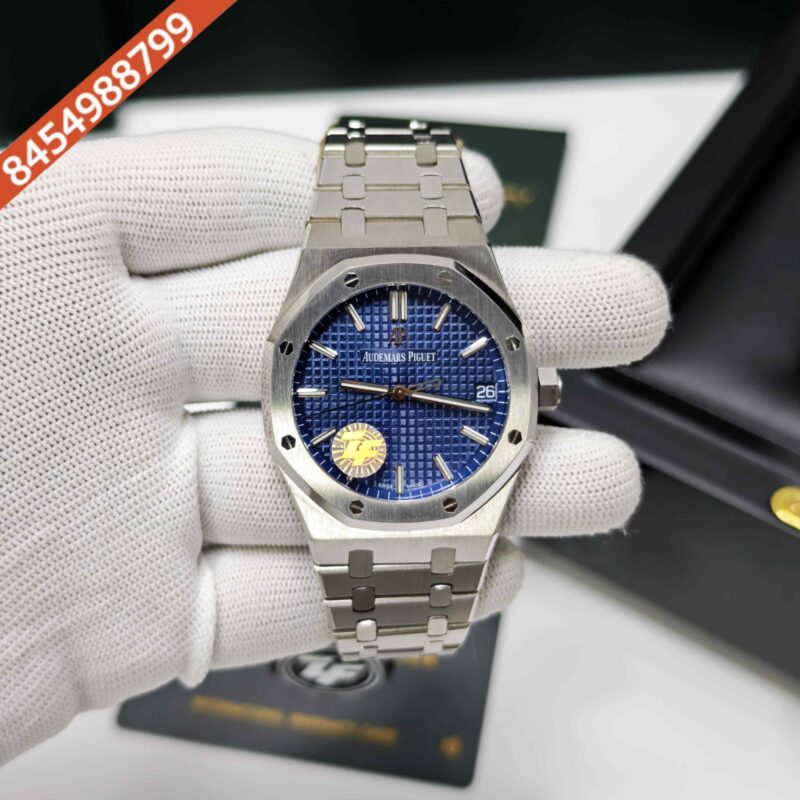 Audemars Piguet Royal Oak Selfwinding Stainless Steel Blue Dial Swiss ETA Automatic Watch