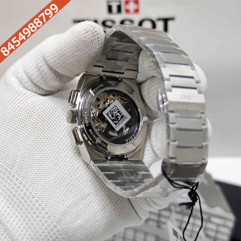 Tissot 1853 T-Classic PRX Chronograph Steel White Dial Store Quality Swiss Automatic Watch - Image 4
