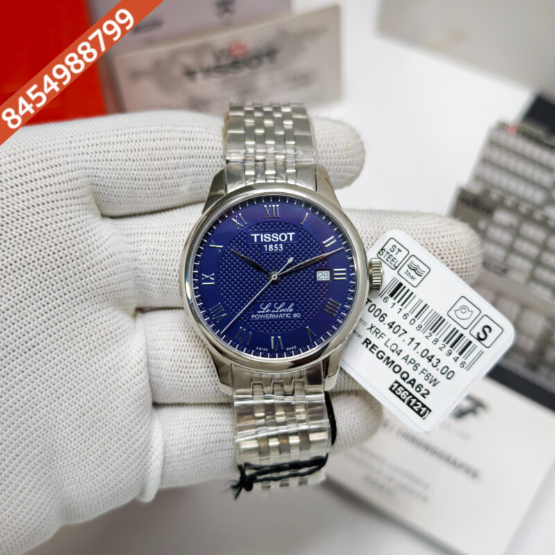 Tissot Le Locle Powermatic 80 Stainless Steel Blue Dial Store Quality Swiss Automatic Watch