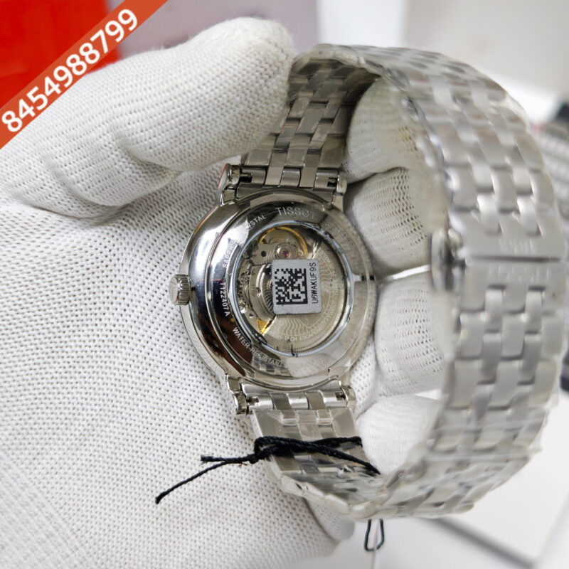 Tissot T-Classic Carson Premium Powermatic 80 Steel Roman marker White Dail Store Quality Swiss Automatic Watch - Image 5
