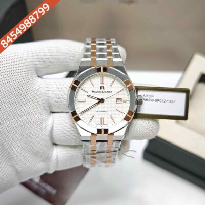 Maurice Lacroix Aikon Steel White Dial Limited Edition Dual Tone Swiss Automatic Watch