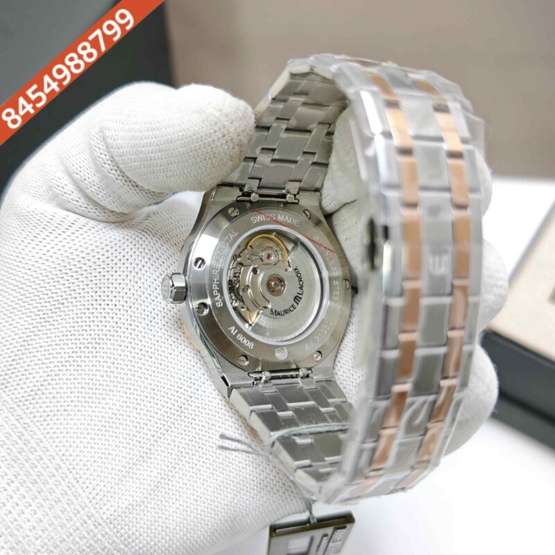 Maurice Lacroix Aikon Steel White Dial Limited Edition Dual Tone Swiss Automatic Watch - Image 4