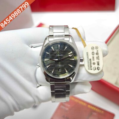 Omega Aqua Terra C0-Axial Master Chronometer Steel Green Dial Swiss ETA Auomatic Watch