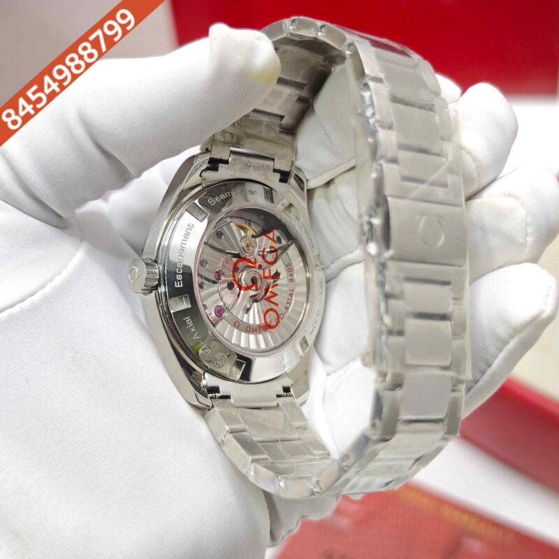 Omega Aqua Terra C0-Axial Master Chronometer Steel Green Dial Swiss ETA Auomatic Watch - Image 4