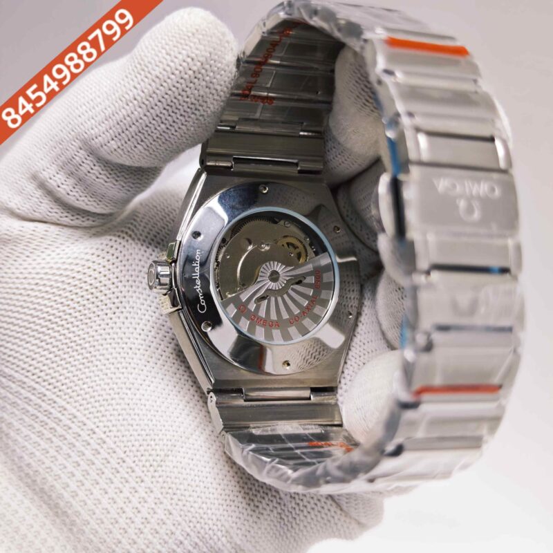 Omega Constellation Co-Axail Meteorite Blue Edition Steel Swiss Automatic Watch - Image 4