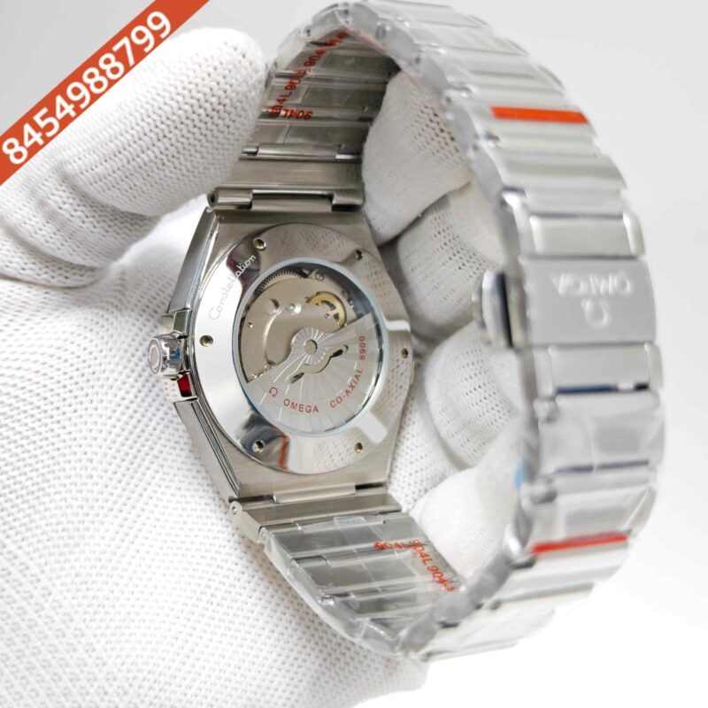 Omega Constellation Co-Axail Meteorite Purple Edition Steel Swiss Automatic Watch - Image 4