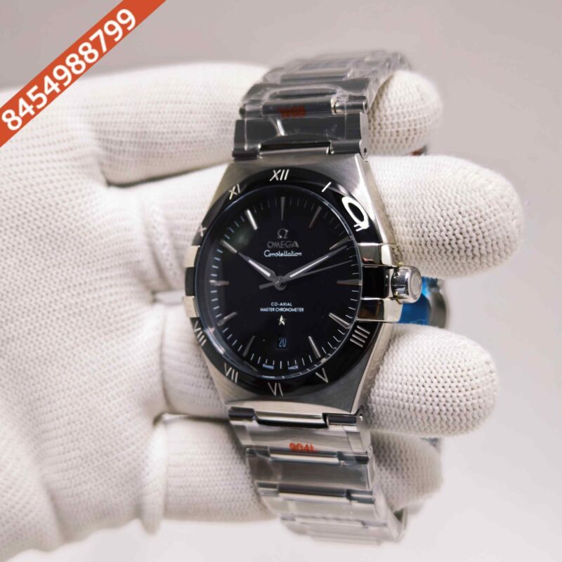 Omega Constellation Co-axial Master Chronometer Steel Black Dial Swiss Automatic Watch - Image 2