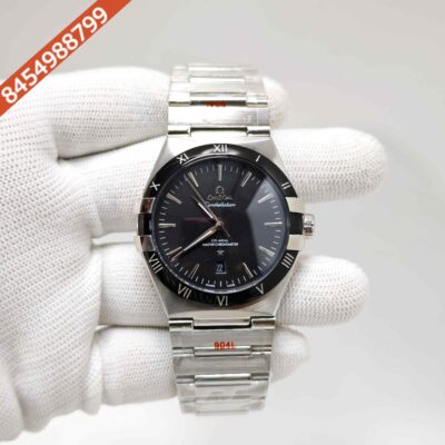 Omega Constellation Co-axial Master Chronometer Steel Black Dial Swiss Automatic Watch