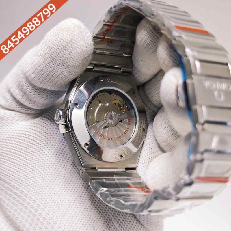 Omega Constellation Co-axial Master Chronometer Steel Blue Dial Swiss Automatic Watch - Image 4