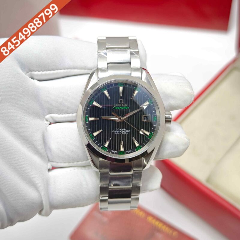 Omega Seamaster Aqua Terra 150M Steel Black Dial Swiss ETA Automatic Watch