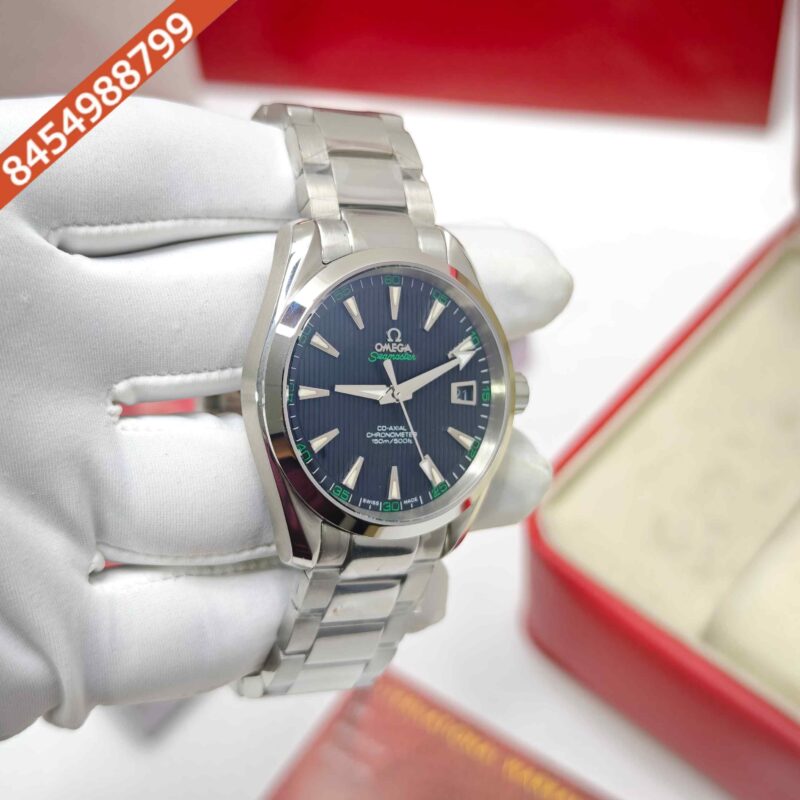 Omega Seamaster Aqua Terra 150M Steel Black Dial Swiss ETA Automatic Watch - Image 3