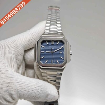 Patek Philippe Cubitus Steel Blue Dial Steel Strap Swiss Automatic Watch