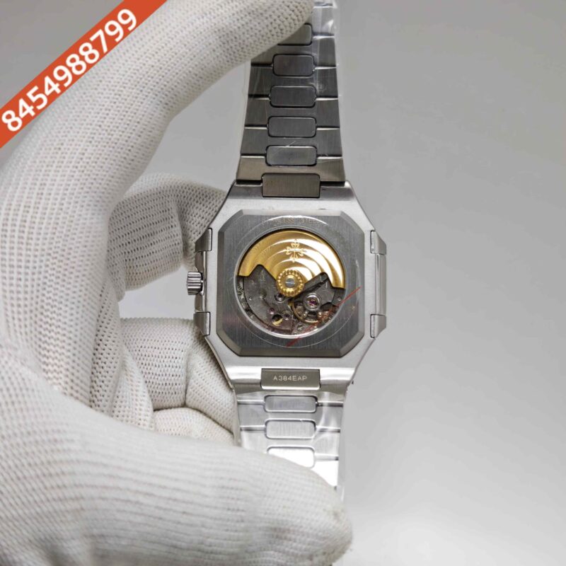 Patek Philippe Cubitus Steel Blue Dial Steel Strap Swiss Automatic Watch - Image 4