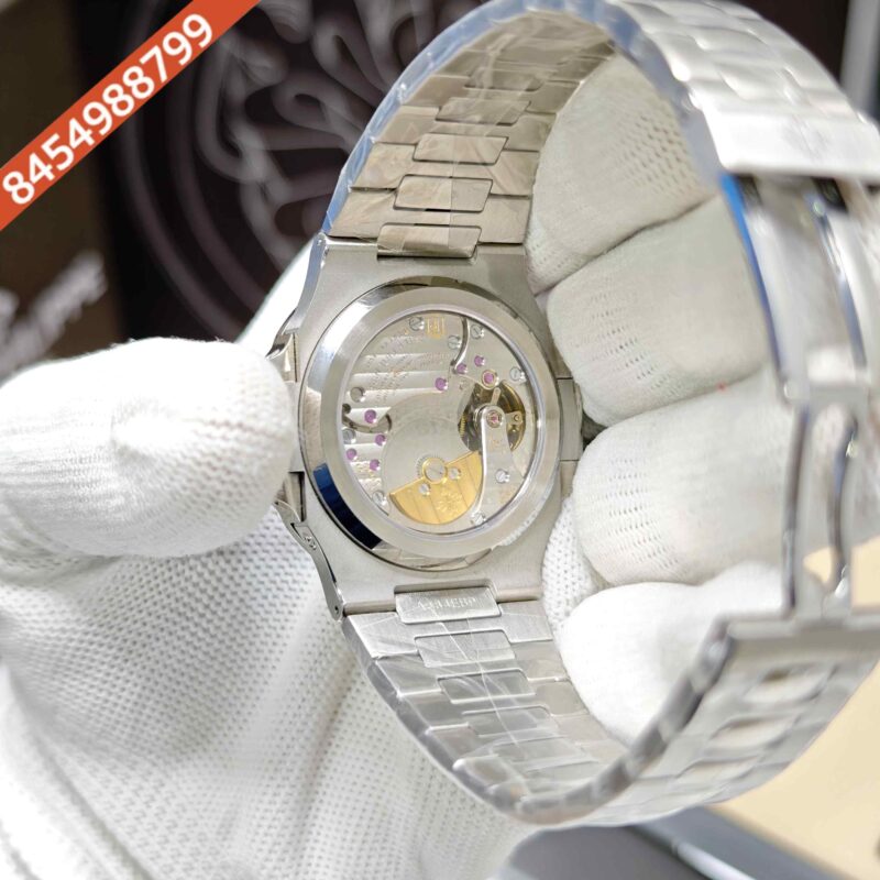 Patek Philippe Nautilus Mint Steel Blue Dial Swiss ETA Automatic Watch - Image 4