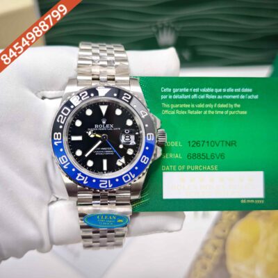 Rolex GMT Master 2 Batman Jubilee Bracelet Swiss ETA AUtomatic Watch