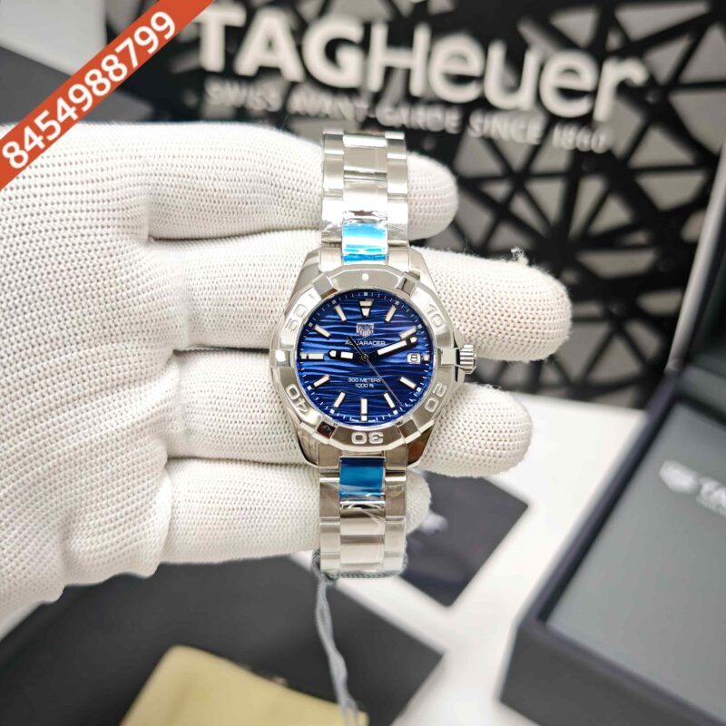 TAG Heuer Aquaracer 300M Stainless Steel Blue Stick Dial Store Quality Swiss Watch