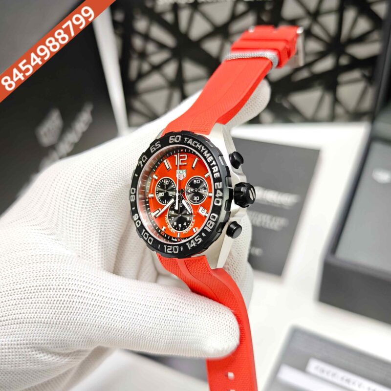 Tag Heuer Formula 1 Chronograph Steel Red Limited Edition Store Quality Swiss Watch - Image 2