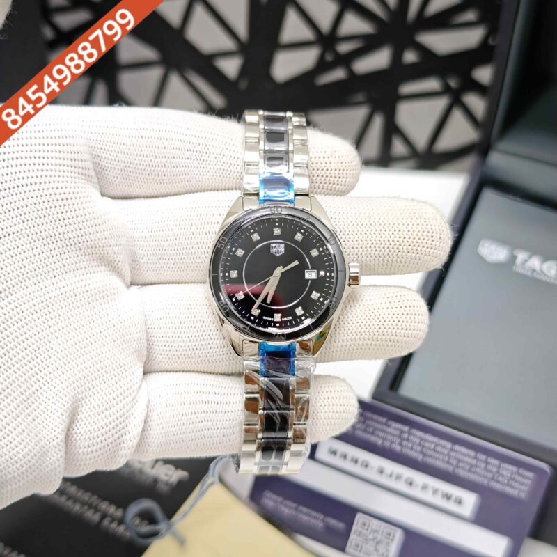 Tag Heuer Formula 1 Stainless Steel Black & Diamond Dial Dual Tone Store Quality Swiss Watch