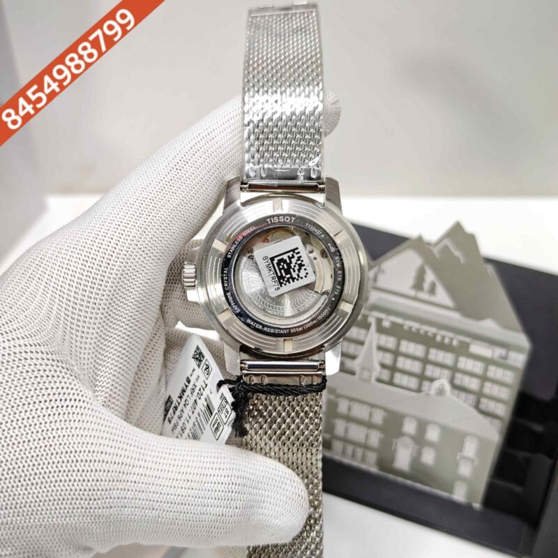 Tissot Seastar 1000 Powermatic 80 Black Dial Black Silicon Strap Store Quality Swiss Automatic Watch - Image 4