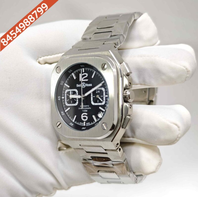 Bell & Ross BR-05 Chronograph Steel Black Dial Swiss Watch - Image 2